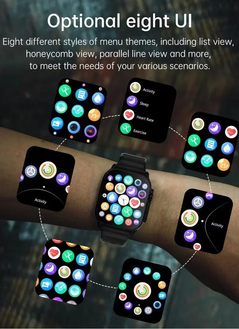 Smart Watch Bluetooth Talk Smartwatch Message Alert Heart Rate Monitor Sports Watch for Android IOS Men Women - Quality products