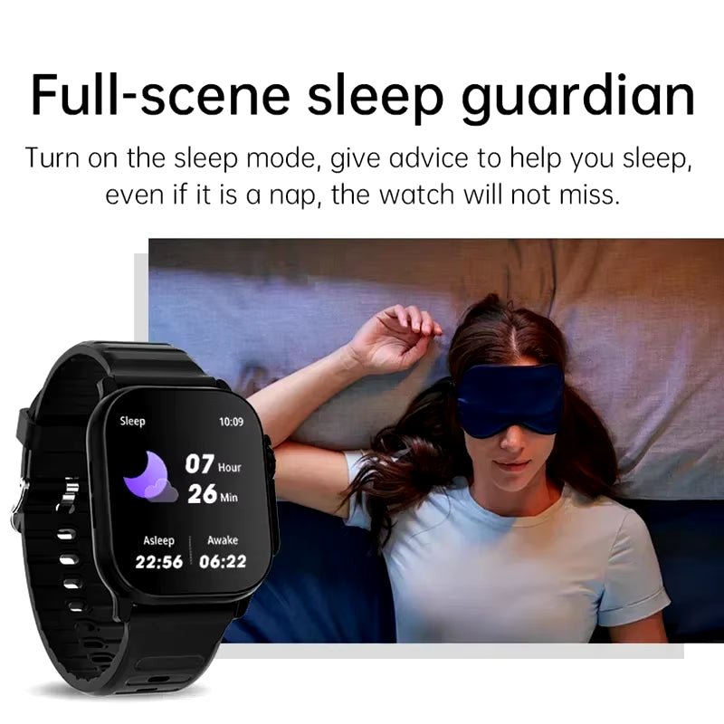 Smart Watch Bluetooth Talk Smartwatch Message Alert Heart Rate Monitor Sports Watch for Android IOS Men Women - Quality products