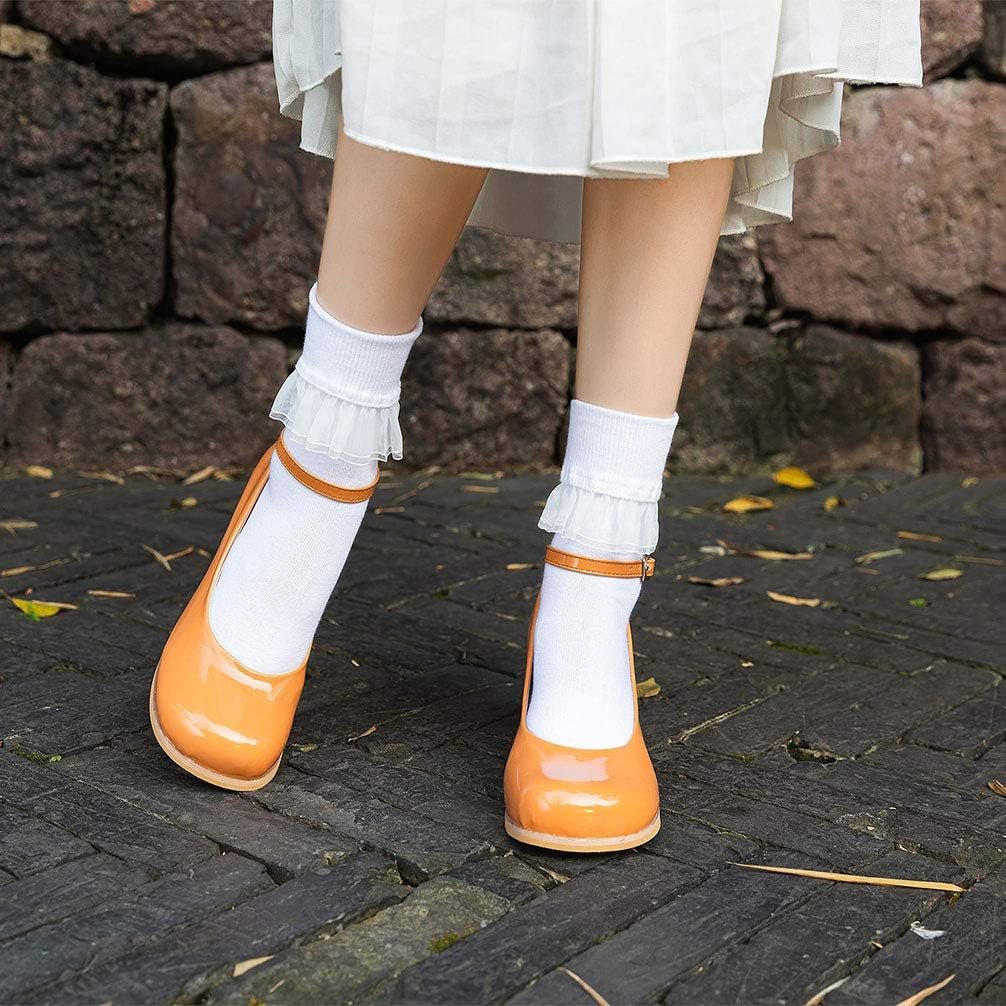 Women Ankle Socks, Women Lace Ruffle Frilly Ankle Socks Fashion Ladies Girl Princess - Quality products