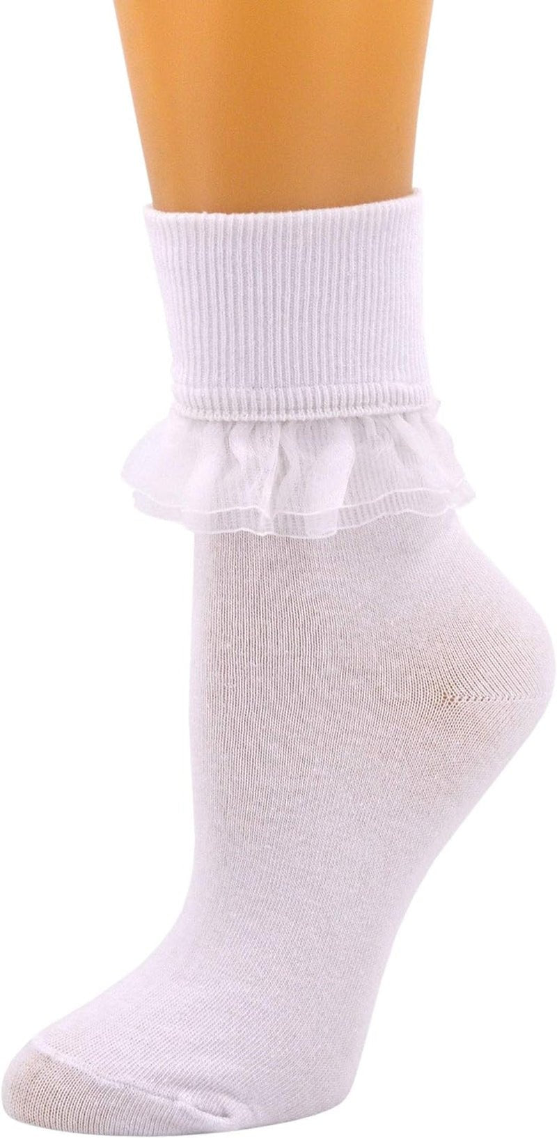 Women Ankle Socks, Women Lace Ruffle Frilly Ankle Socks Fashion Ladies Girl Princess - Quality products